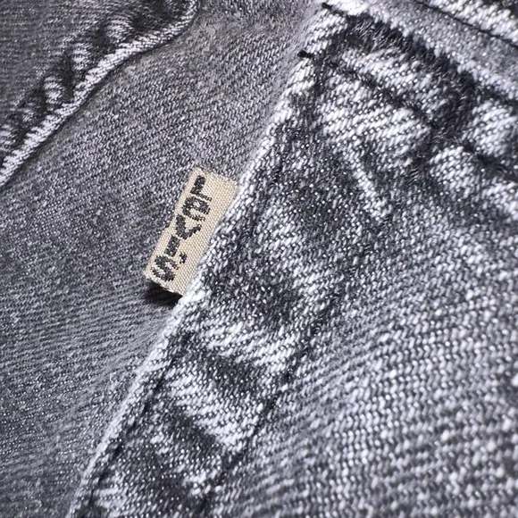 VTG Levi’s 573 Jeans 900 Series Sz14 Silver Tab High Rise Grey Mom Jeans 80s 90s - Picture 7 of 16
